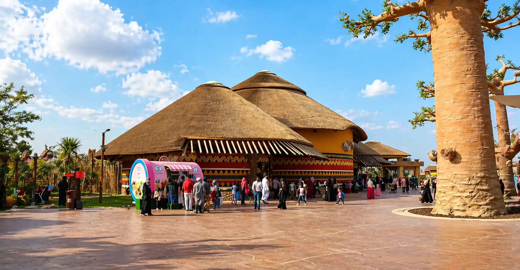 Inside Sharjah Safari Park View