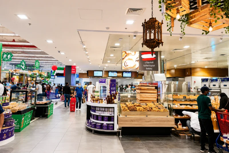 Carrefour City Centre Mirdif bakery section