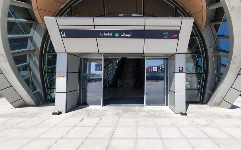 Overview of Jadaf Metro Station