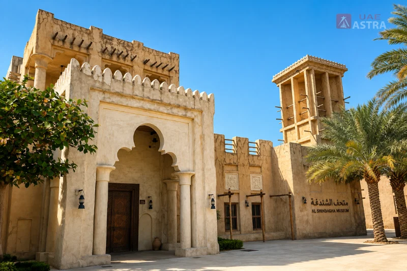 Al Shindagha Museum traditional heritage architecture