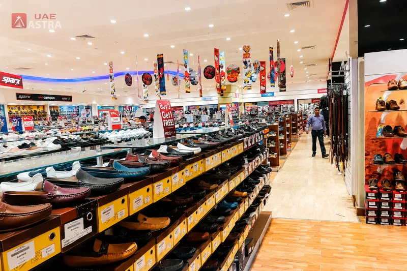 Footwear store inside Safeer Mall Ajman