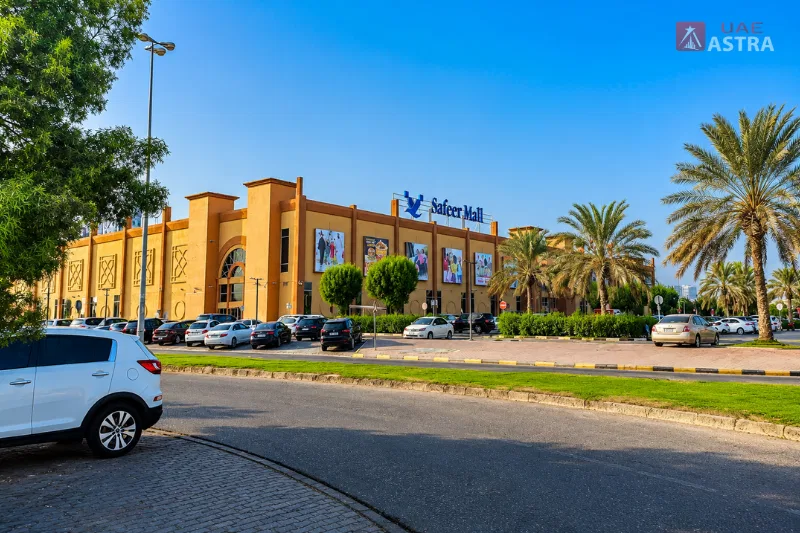 Safeer Mall Ajman exterior and parking area