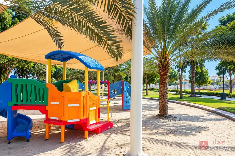 Nad Al Hamar Park childrens playground in Dubai
