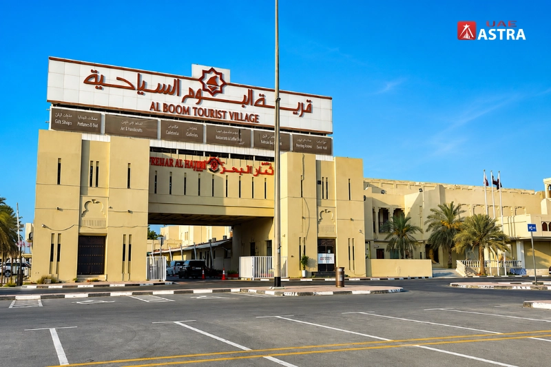 Al Boom Tourist Village entrance near Dubai Creek