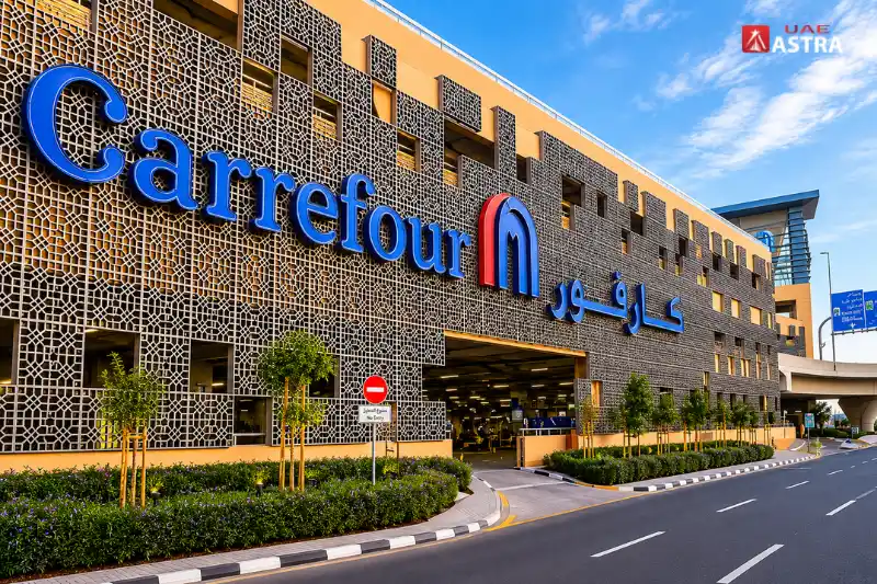 Carrefour hypermarket entrance at City Centre Mirdif Dubai