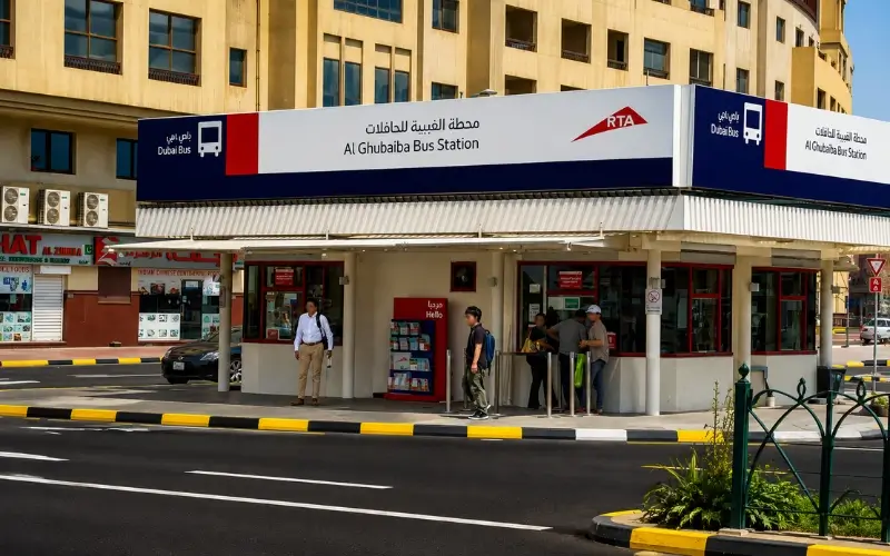 Al Ghubaiba Metro Station Dubai