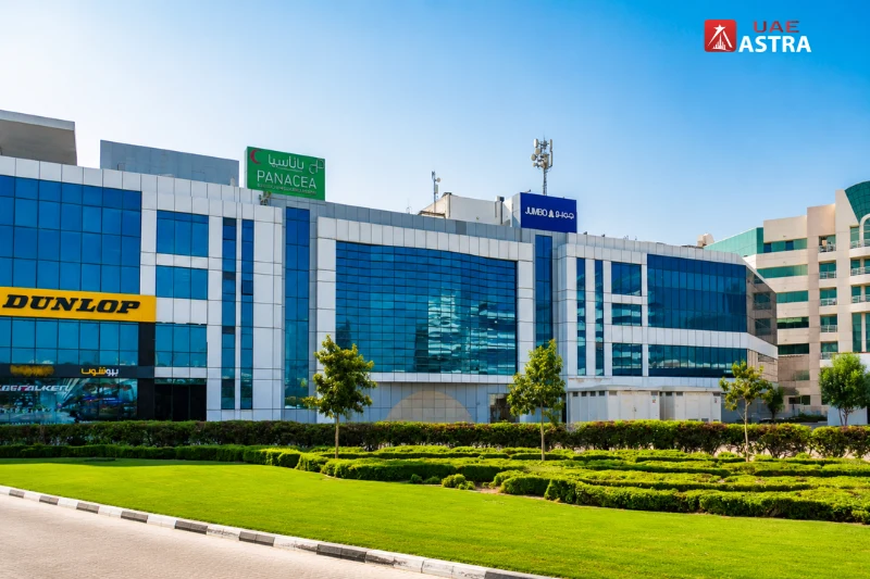 Jumbo Electronics head office building in Dubai