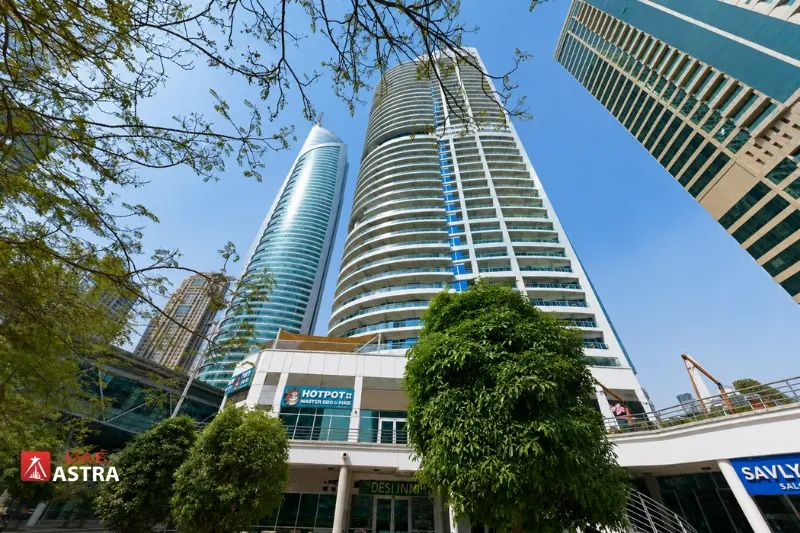 Lake Terrace Tower Dubai exterior with modern high-rise architecture in JLT