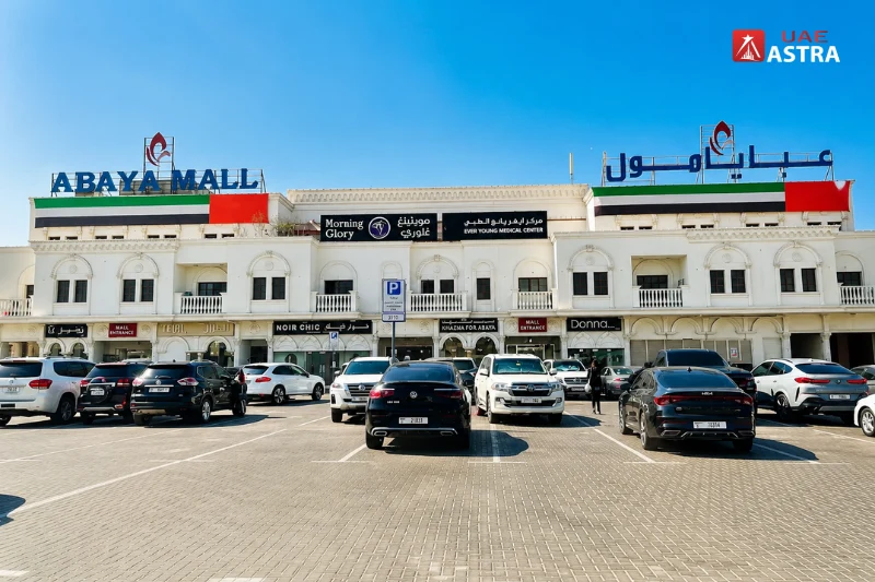Abaya Mall Dubai exterior in Mirdif, Dubai