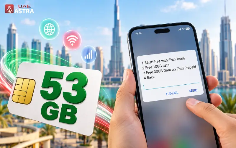 53GB Data in Etisalat UAE