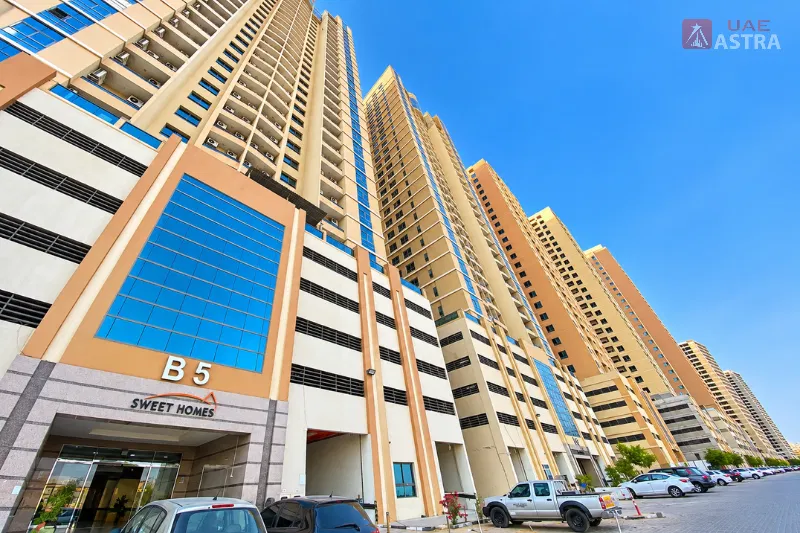 Emirates City Ajman apartment towers and residential buildings
