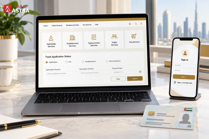 ICA Smart Services UAE Official Portal