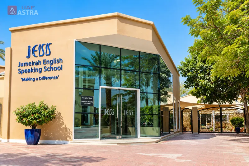 Jumeirah English Speaking School campus in Arabian Ranches Dubai