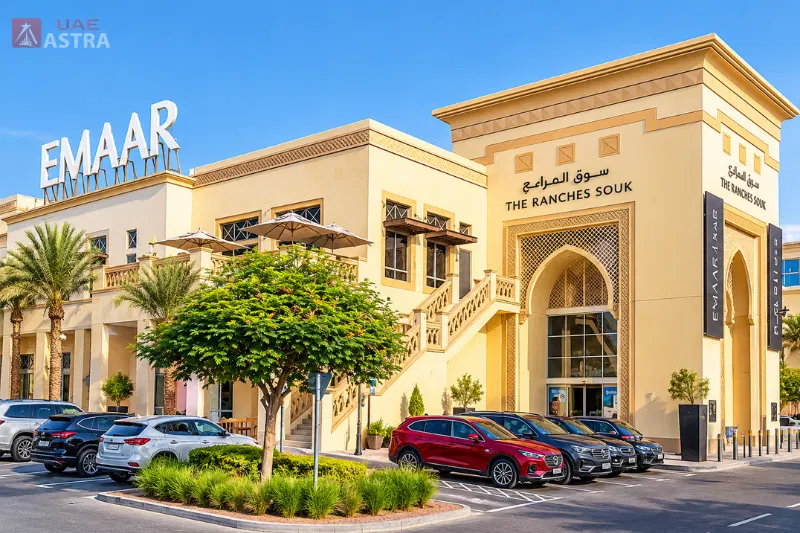The Ranches Souk shopping centre in Arabian Ranches 2, Dubai